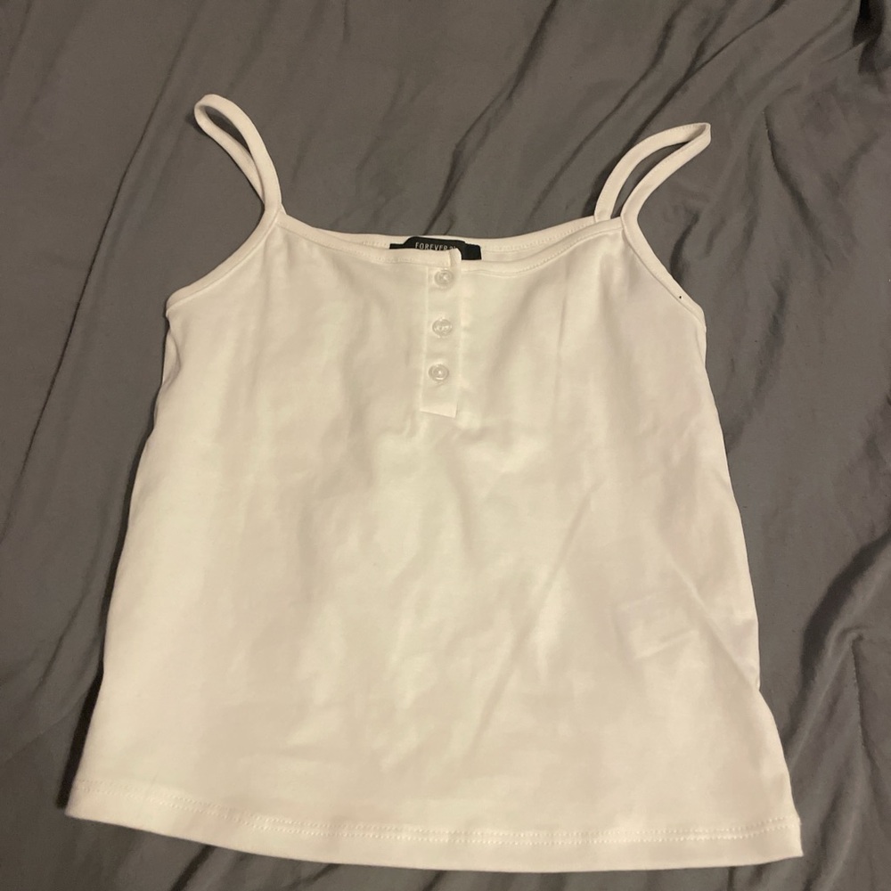 forever 21 plain white tee - Picture 3 of 4
